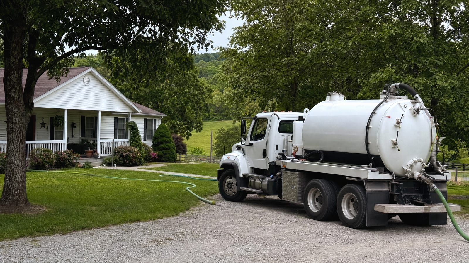 Septic Tank Pumping — Digging up a lid nobody's seen in decades, Farmington, MO